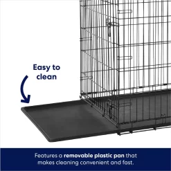 Frisco Heavy Duty Fold & Carry Single Door Collapsible Wire Dog Crate -Cat Dog Supply Store 109783 PT3. AC SS1800 V1667229294