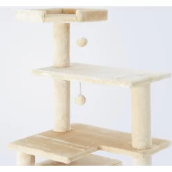 Frisco 78-in Faux Fur Cat Tree & Condo -Cat Dog Supply Store 128068 PT4. AC SS1800 V1505930980