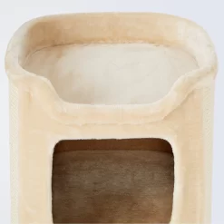 Frisco 24-in 2-Story Faux Fur Cat Condo -Cat Dog Supply Store 128083 PT2. AC SS1800 V1584452521
