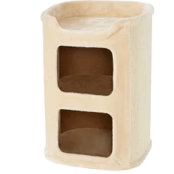 Frisco 24-in 2-Story Faux Fur Cat Condo -Cat Dog Supply Store 128083 PT5. AC SS1800 V1584453167