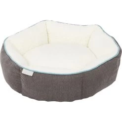 Frisco Sherpa Hexagon Bolster Cat & Dog Bed -Cat Dog Supply Store 144813 PT2. AC SS1800 V1566404009