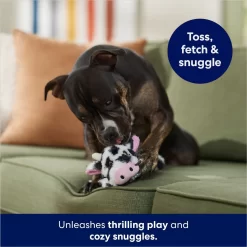 Frisco Cow Plush Squeaky Dog Toy -Cat Dog Supply Store 147003 PT3. AC SS1800 V1686079871