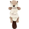 Frisco Beaver Bungee Plush Squeaky Dog Toy