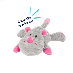 Frisco Rhino Corduroy Plush Squeaky Dog Toy -Cat Dog Supply Store 152828 PT2. AC SS1800 V1695671061