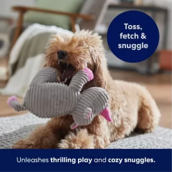 Frisco Rhino Corduroy Plush Squeaky Dog Toy -Cat Dog Supply Store 152828 PT4. AC SS1800 V1695659205