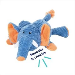 Frisco Corduroy Plush Squeaking Elephant Dog Toy -Cat Dog Supply Store 152830 PT2. AC SS1800 V1692020083