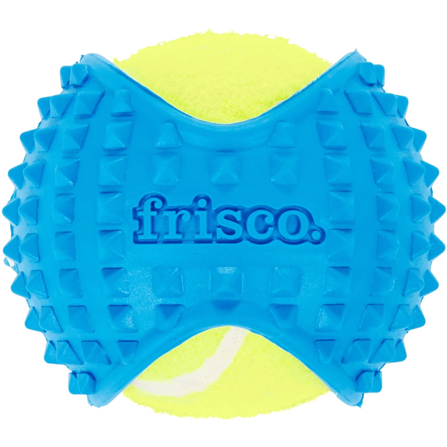 Frisco Fetch Squeaky Tennis Ball With Rubber Sleeve Dog Toy 1 Frisco Fetch Squeaky Tennis Ball With Rubber Sleeve Dog Toy