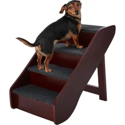 Frisco Deluxe Foldable Wooden Carpeted Cat & Dog Stairs -Cat Dog Supply Store 156781 PT4. AC SS1800 V1569621467