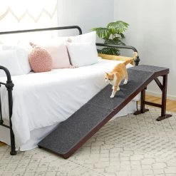 Frisco Deluxe Wooden Carpeted Cat & Dog Ramp -Cat Dog Supply Store 156784 PT4. AC SS1800 V1579102085