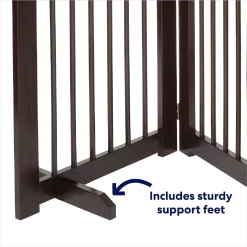 Frisco Deluxe Configurable 4-Panel Wood Dog Gate -Cat Dog Supply Store 156793 PT6. AC SS1800 V1666119641