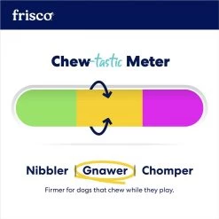 Frisco Flying Saucer Rubber Treat Dispenser Dog Toy -Cat Dog Supply Store 164757 PT4. AC SS1800 V1686579686