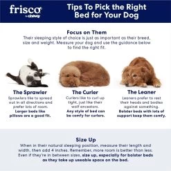 Frisco Quilted Orthopedic Pillow Cat & Dog Bed W/Removable Cover -Cat Dog Supply Store 165196 PT7. AC SS1800 V1668203950