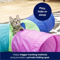 Frisco Foldable Play Tri-Tunnel Cat Toy -Cat Dog Supply Store 166382 PT2. AC SS1800 V1682976333