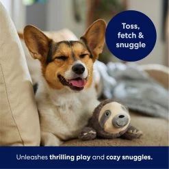 Frisco Sloth Plush Squeaky Dog Toy -Cat Dog Supply Store 174681 PT4. AC SS1800 V1695671029