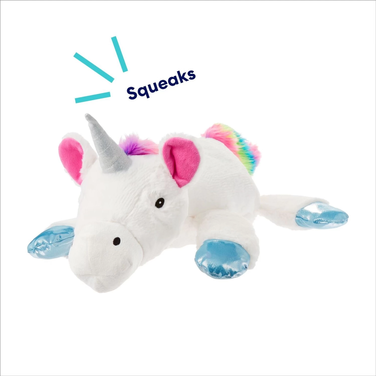 Frisco Unicorn Plush Squeaky Dog Toy 3 Frisco Unicorn Plush Squeaky Dog Toy - Image 3