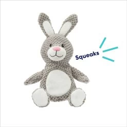 Frisco Bunny Textured Plush Squeaky Dog Toy -Cat Dog Supply Store 174693 PT2. AC SS1800 V1695670750