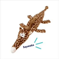 Frisco Giraffe Wagazoo Plush Squeaky Dog Toy -Cat Dog Supply Store 174745 PT2. AC SS1800 V1695748833