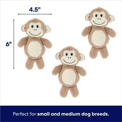 Frisco Monkeys In Tree Hide & Seek Puzzle Plush Squeaky Dog Toy -Cat Dog Supply Store 174759 PT2. AC SS1800 V1698345476