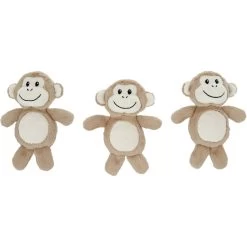 Frisco Monkeys In Tree Hide & Seek Puzzle Plush Squeaky Dog Toy Refills