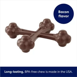 Frisco Bacon Flavor Tough Nylon Dog Chew Toy -Cat Dog Supply Store 213430 PT2. AC SS1800 V1691783910