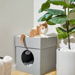 Frisco Single Cube Stackable And Collapsible Cat Condo