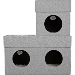 Frisco Double Cube Stackable And Collapsible Cat Condo -Cat Dog Supply Store 214369 PT6. AC SS1800 V1589908944