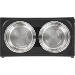 Frisco Stainless Steel Bowls With Adjustable Elevated Holder -Cat Dog Supply Store 216015 PT3. AC SS1800 V1591020388