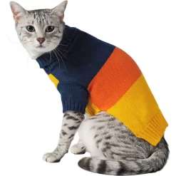 Frisco Colorblock Dog & Cat Turtleneck Sweater With Sleeves -Cat Dog Supply Store 223819 PT2. AC SS1800 V1599481036