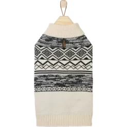 Frisco Black & Cream Turtleneck Sweater -Cat Dog Supply Store 223850 PT3. AC SS1800 V1599053779