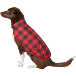 Frisco Quilted Water-Resistant Reversible Insulated Dog & Cat Jacket -Cat Dog Supply Store 223922 PT2. AC SS1800 V1599486113