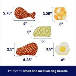 Frisco Microwave Dinner Interactive Plush Squeaky Dog Toy -Cat Dog Supply Store 230343 PT2. AC SS1800 V1695748358