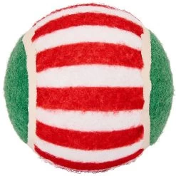 Frisco Holiday Wreath Fetch Squeaky Tennis Ball Dog Toy -Cat Dog Supply Store 233189 PT2. AC SS1800 V1665759769
