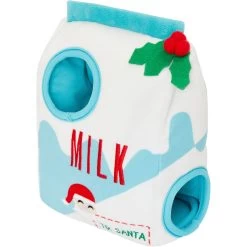 Frisco Holiday Milk & Gingerbread Cookies Hide & Seek Puzzle Plush Squeaky Dog Toy -Cat Dog Supply Store 233262 PT3. AC SS1800 V1600882557