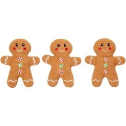 Frisco Holiday Milk & Gingerbread Cookies Hide & Seek Puzzle Plush Squeaky Dog Toy -Cat Dog Supply Store 233262 PT4. AC SS1800 V1601014290