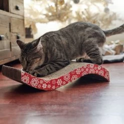 Frisco Holiday Wave Cat Scratcher Toy With Catnip -Cat Dog Supply Store 233287 PT2. AC SS1800 V1602172537