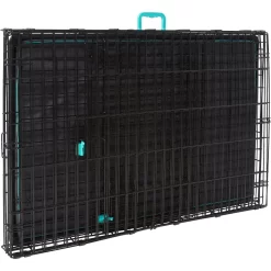 Frisco Heavy Duty Enhanced Lock Double Door Fold & Carry Wire Dog Crate & Mat Kit -Cat Dog Supply Store 233736 PT7. AC SS1800 V1671718799