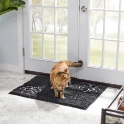 Frisco Microfiber Chenille Paw Print Doormat -Cat Dog Supply Store 235886 PT4. AC SS1800 V1606833847