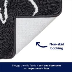Frisco Microfiber Chenille Fish Bone Litter Mat -Cat Dog Supply Store 236242 PT2. AC SS1800 V1676556263