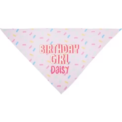 Frisco Birthday Girl Personalized Dog & Cat Bandana -Cat Dog Supply Store 238333 PT3. AC SS1800 V1618509734