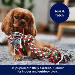 Frisco Double Knot Tri-Color Rope Fetch Dog Toy 6 Frisco Double Knot Tri-Color Rope Fetch Dog Toy -Cat Dog Supply Store 242149 PT3. AC SS1800 V1695241915