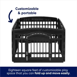 Frisco 4-Panel Dog Exercise Playpen With Door, 24-in 13 Frisco 4-Panel Dog Exercise Playpen With Door, 24-in -Cat Dog Supply Store 244546 PT4. AC SS1800 V1603407098