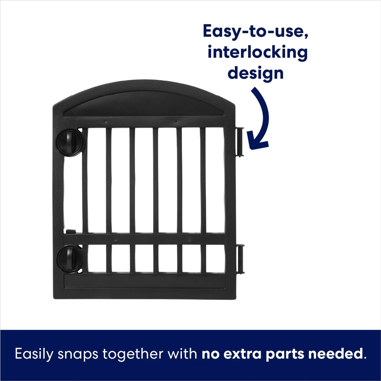 Frisco 4-Panel Dog Exercise Playpen With Door, 24-in 6 Frisco 4-Panel Dog Exercise Playpen With Door, 24-in - Image 6