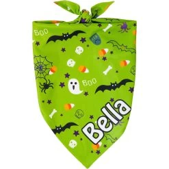 Frisco Halloween Boo! Personalized Dog & Cat Bandana
