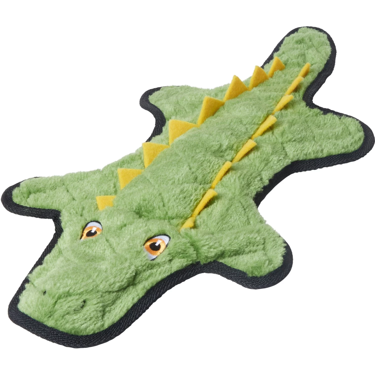 Frisco Alligator Stuffing-Free Flat Plush Squeaky Dog Toy 1 Frisco Alligator Stuffing-Free Flat Plush Squeaky Dog Toy