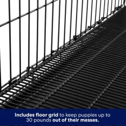 Frisco Heavy Duty All-in-1 Multi-Stage 3 Door Collapsible Wire Dog Crate -Cat Dog Supply Store 247915 PT3. AC SS1800 V1609194742