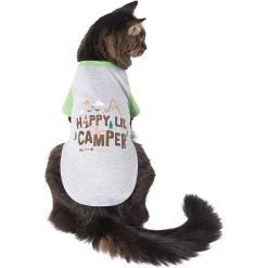 Frisco Happy Lil' Camper Dog & Cat T-Shirt -Cat Dog Supply Store 248789 PT2. AC SS1800 V1644959832