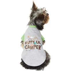 Frisco Happy Lil' Camper Dog & Cat T-Shirt -Cat Dog Supply Store 248789 PT3. AC SS1800 V1673303460
