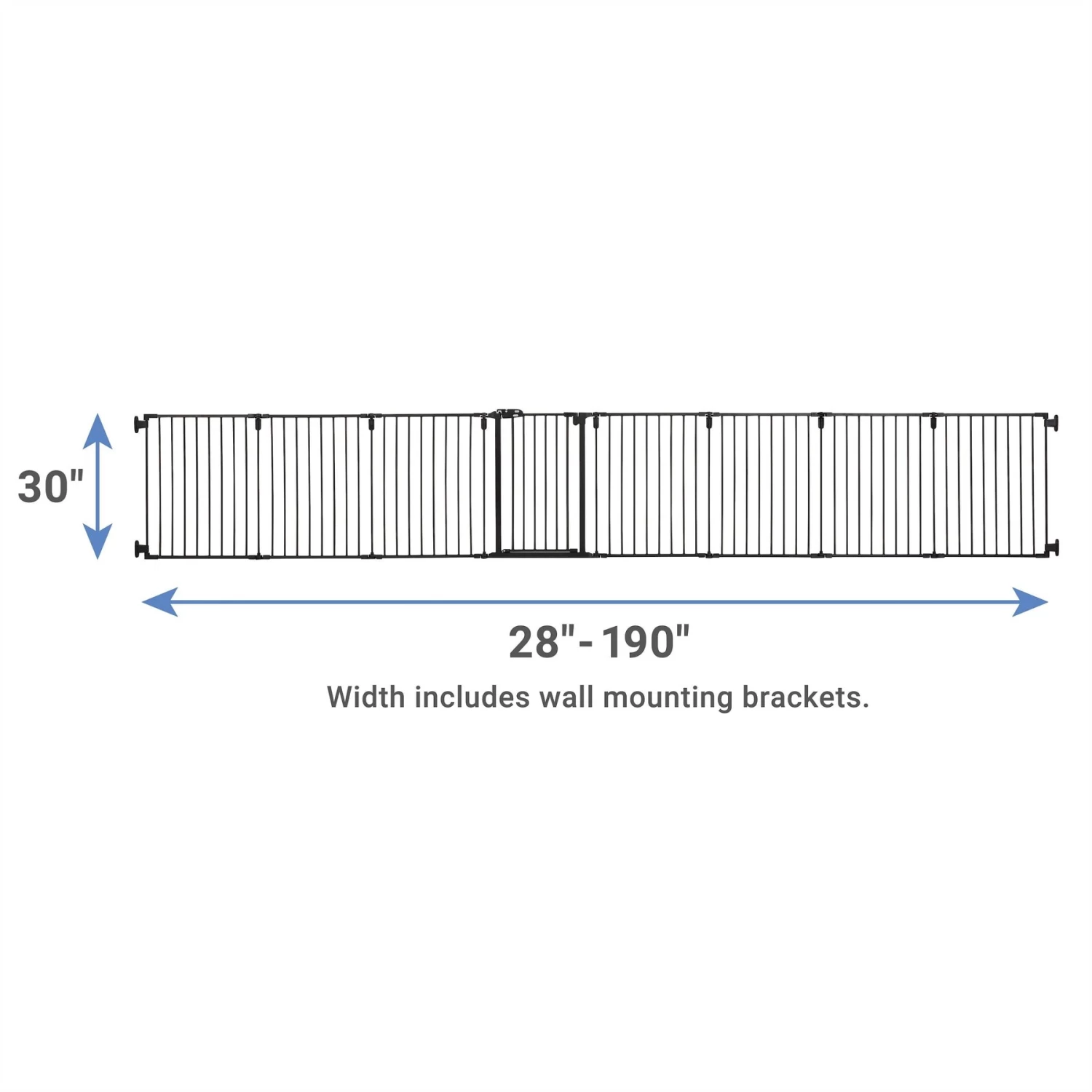 Frisco Steel 8-Panel Configurable Dog Gate & Playpen 2 Frisco Steel 8-Panel Configurable Dog Gate & Playpen - Image 2