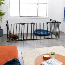 Frisco Steel 8-Panel Configurable Dog Gate & Playpen 10 Frisco Steel 8-Panel Configurable Dog Gate & Playpen -Cat Dog Supply Store 250603 PT4. AC SS1800 V1615987643