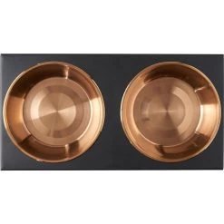 Frisco Copper Stainless Steel Elevated Foldable Double Dog & Cat Bowls -Cat Dog Supply Store 253060 PT4. AC SS1800 V1616595727